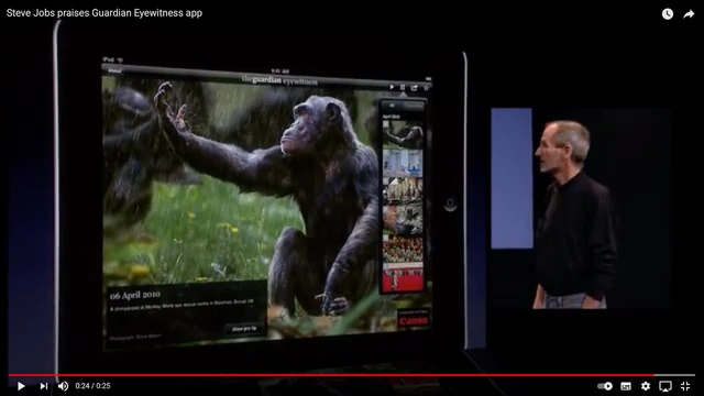 Eyewitness featured in Apple Keynote